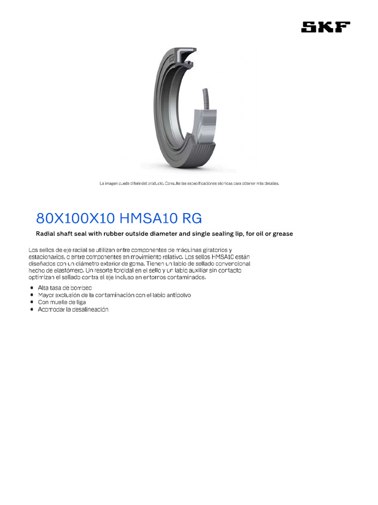 80x100x10 HMSA10RG | PDF