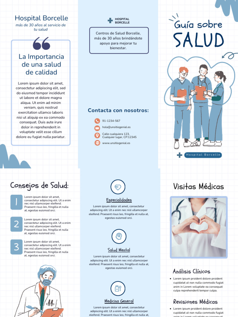 Hospital Borcelle: Salud de Calidad | PDF | Cuidado de la salud | Medicina
