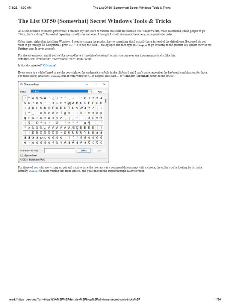 Essential Windows System Tools List | PDF | Command Line Interface ...
