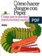 Como - Hacer.juegos - Con.papel. .Ediciones - Plesa