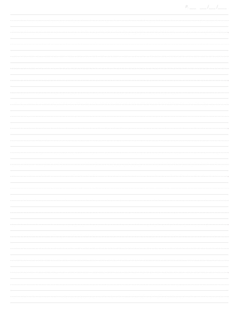Bullett Paper 48 Lines 24 For Writing W Page and Date | PDF