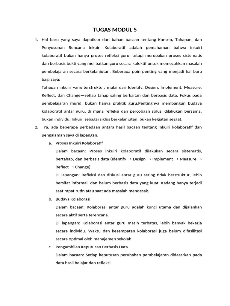 Tugas Modul 5 | PDF