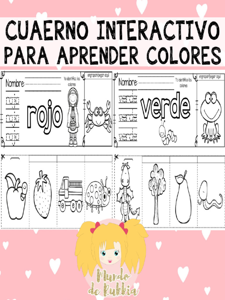 Cuaderno Interactivo para Aprender Los Colores Por Mundo de Rukkia | PDF