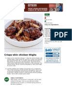 Crispy Chicken Thighs with Paprika Potatoes