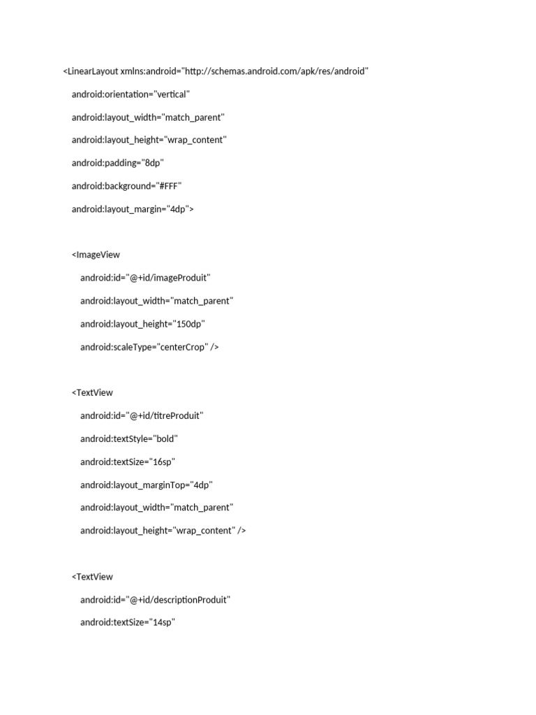 LinearLayout XM-WPS Office | PDF