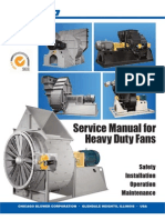 Service Manual For Heavy Duty Fans: Safety Installation Operation Maintenance