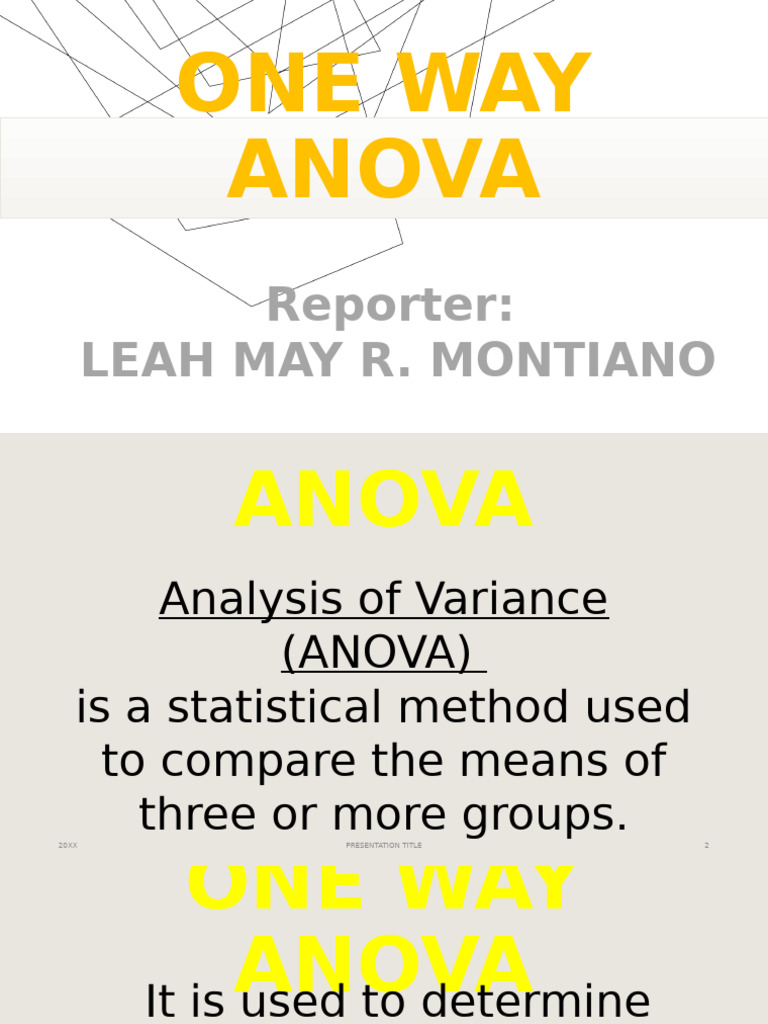 One Way Anova Montiano | PDF | Analysis Of Variance | P Value