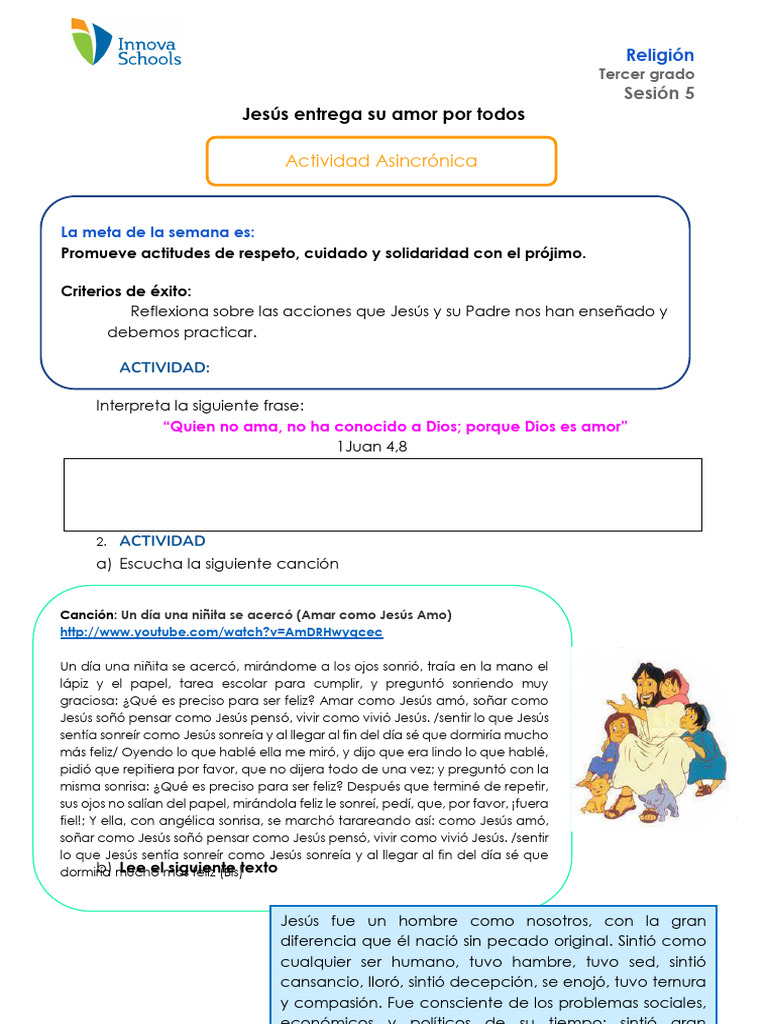 Amor y Solidaridad en la Enseñanza de Jesús | PDF | Amor | Jesús