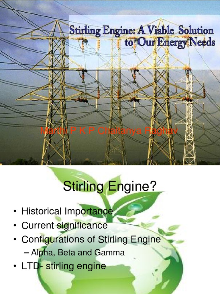 Stirling Engine Applications in India | PDF | Physical Universe ...