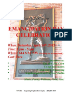 Emancipation Day 2012 Flyer