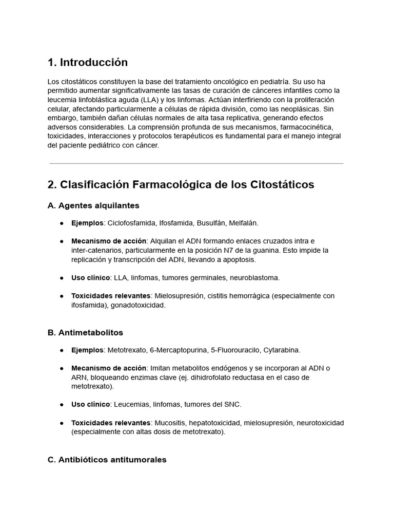 Citos Informe | PDF | Farmacocinética | Tratamientos médicos