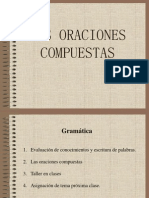 Oraciones Compuestas