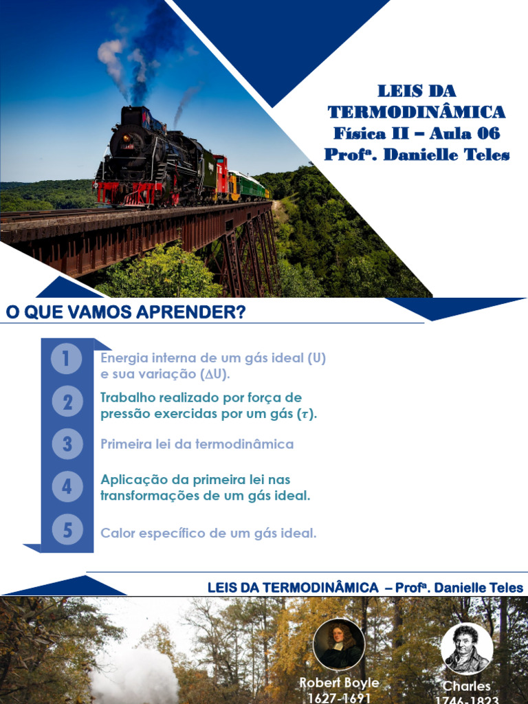 Leis Da Termodin mica Gases Ideais PDF Gases Termodin mica