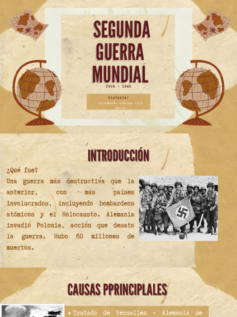 Causas e impacto de la Segunda Guerra Mundial | PDF | Alemania nazi ...