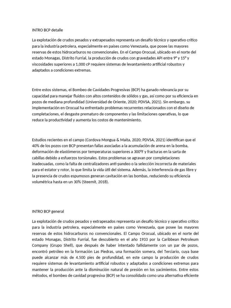 Intro BCP | PDF