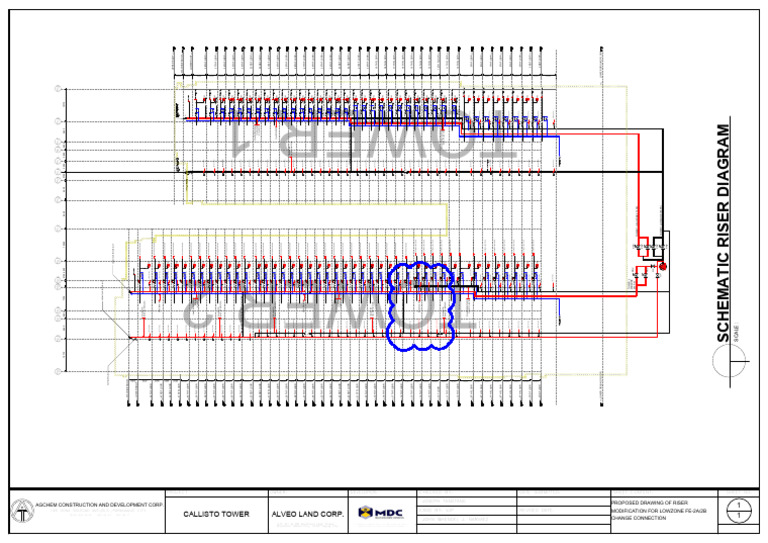 Riser Modification Plan for Lowzone | PDF | Active Fire Protection