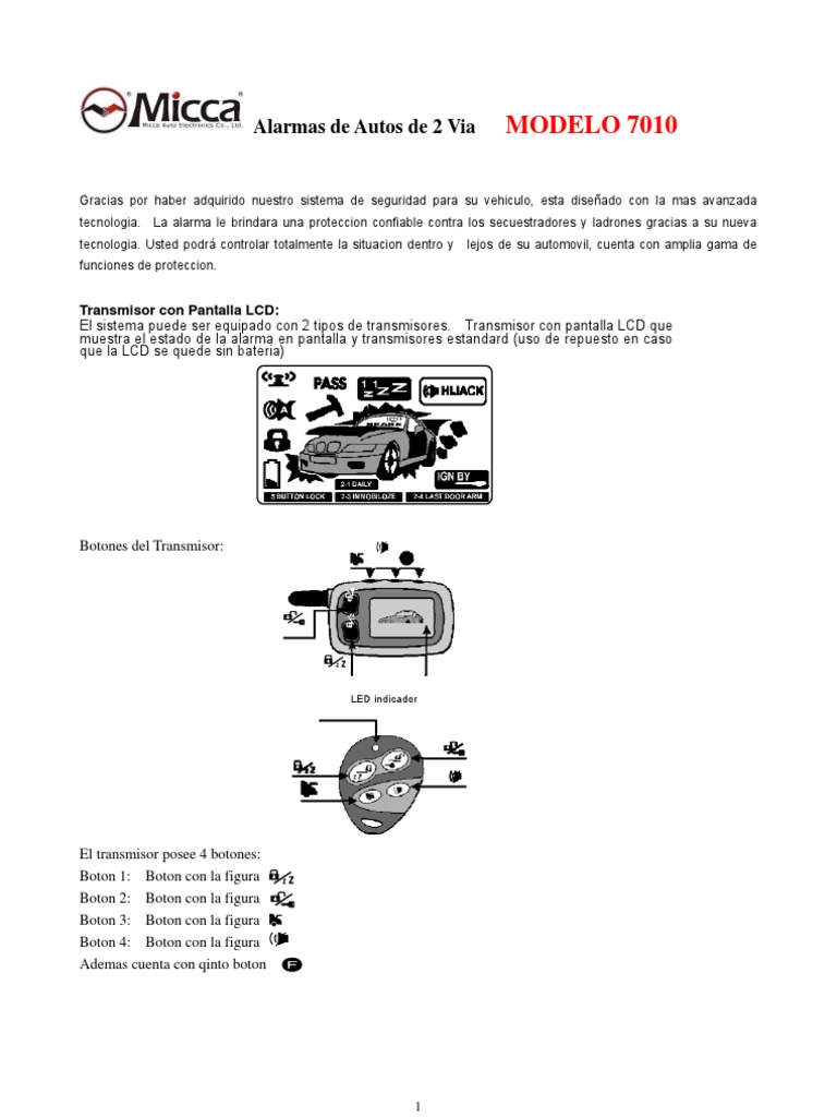 Manual Espanol Tomahawk 7010 | PDF | Coche | Informática y tecnología ...