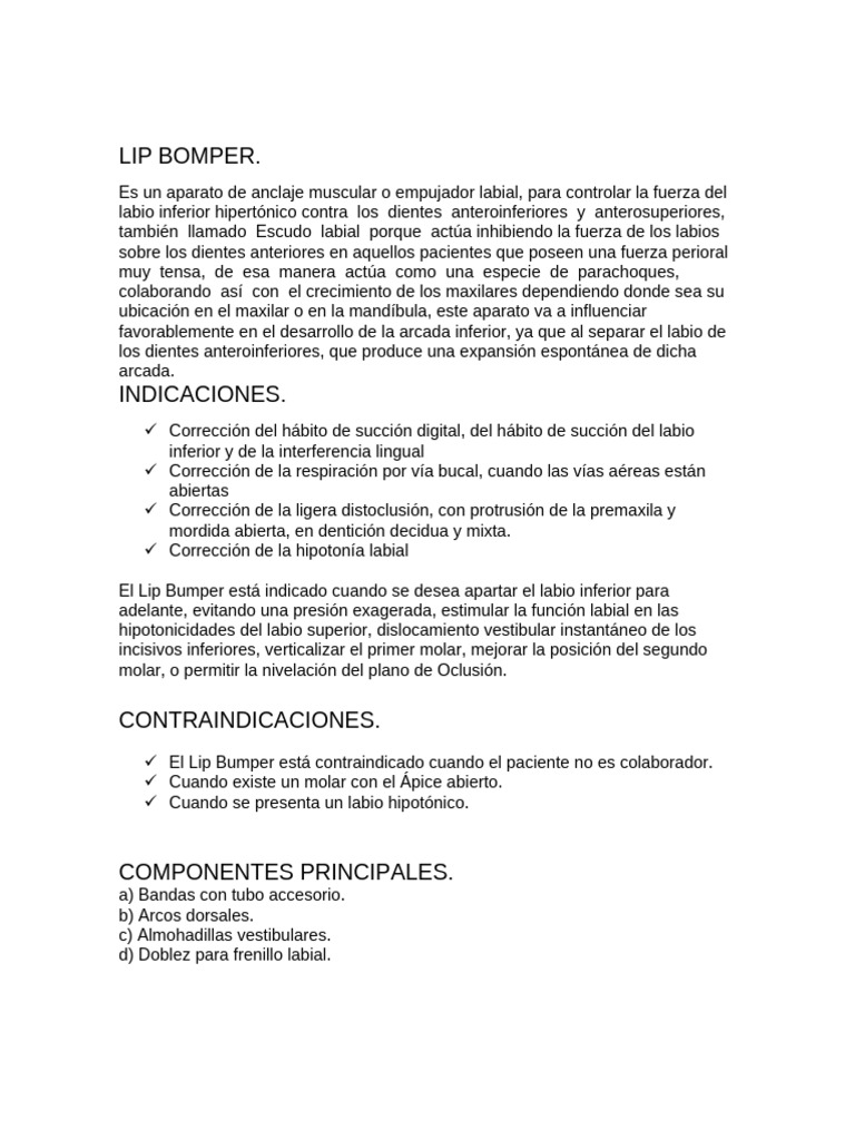 Lip Bomper | PDF