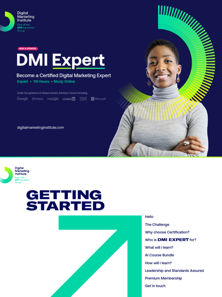 DMI Expert Certification Overview | PDF | Digital Marketing ...