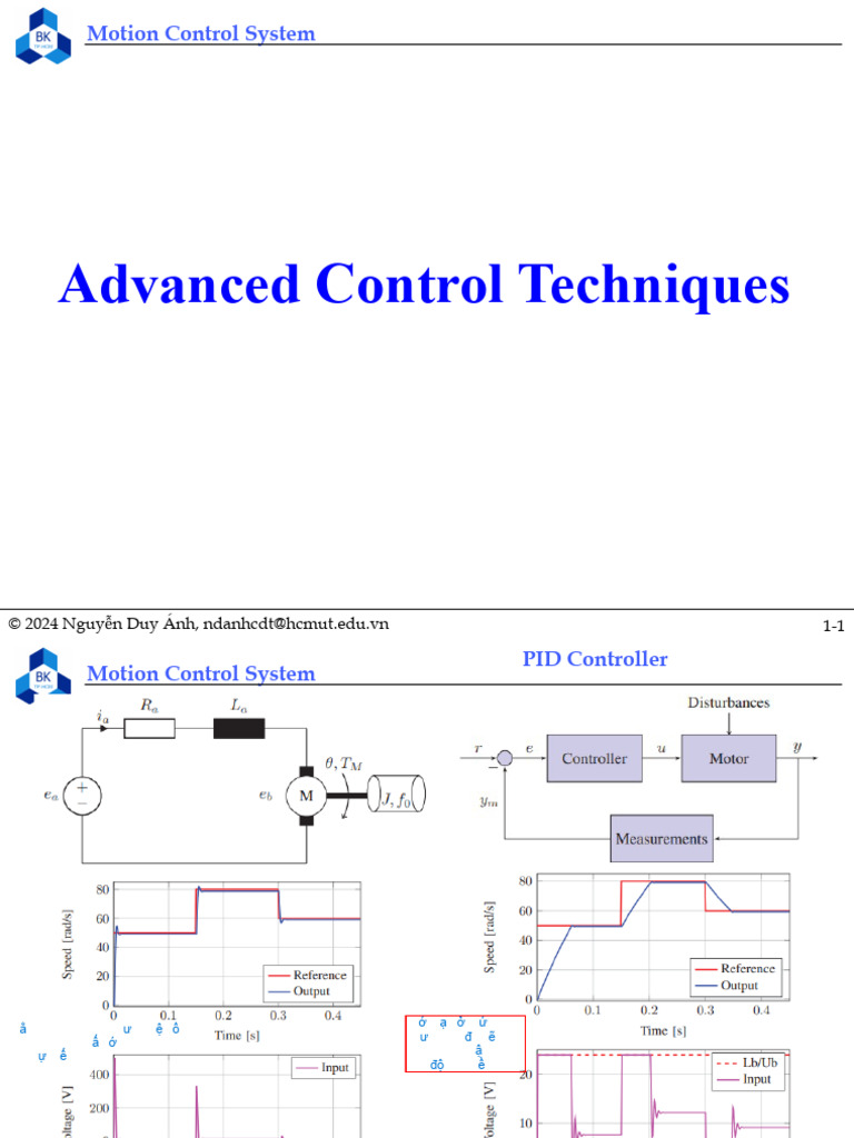 Advanced Motion Control Techniques | PDF | Applied Mathematics ...