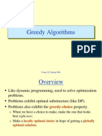 Greedy Algorithms: Comp 122, Spring 2004