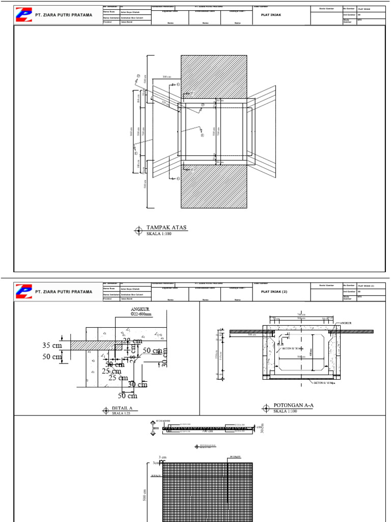 Desain Plat Injak Jembatan Box Culvert | PDF