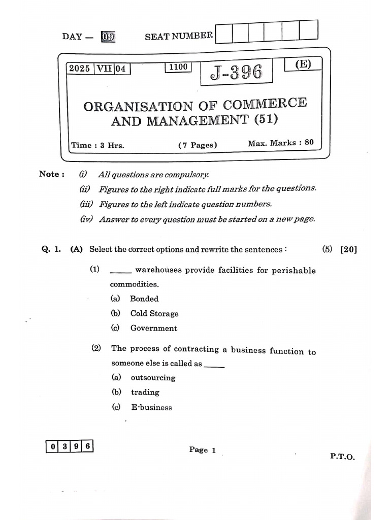 Ocm Board Paper July 2025 | PDF