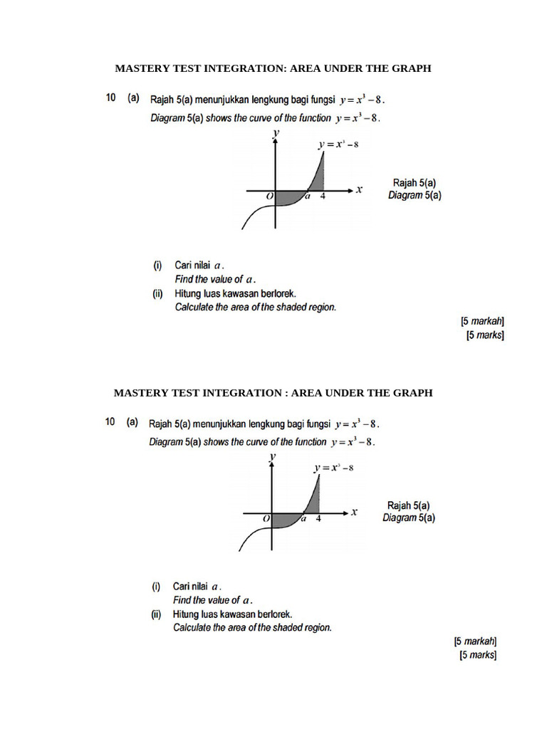 Mastery Test Integration | PDF