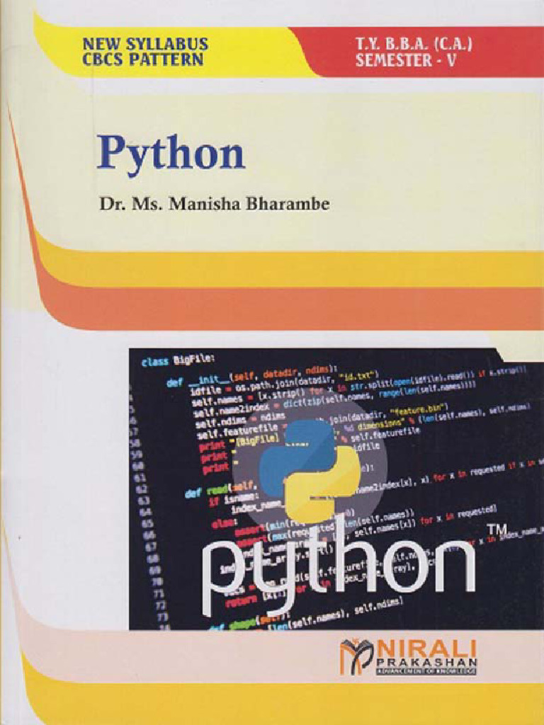 PYTHON Textbook | PDF | Variable (Computer Science) | Python ...