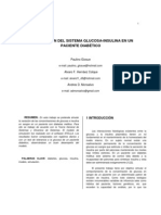 Modelización Del Sistema Glucosa-Insulina en Un Paciente Diabético