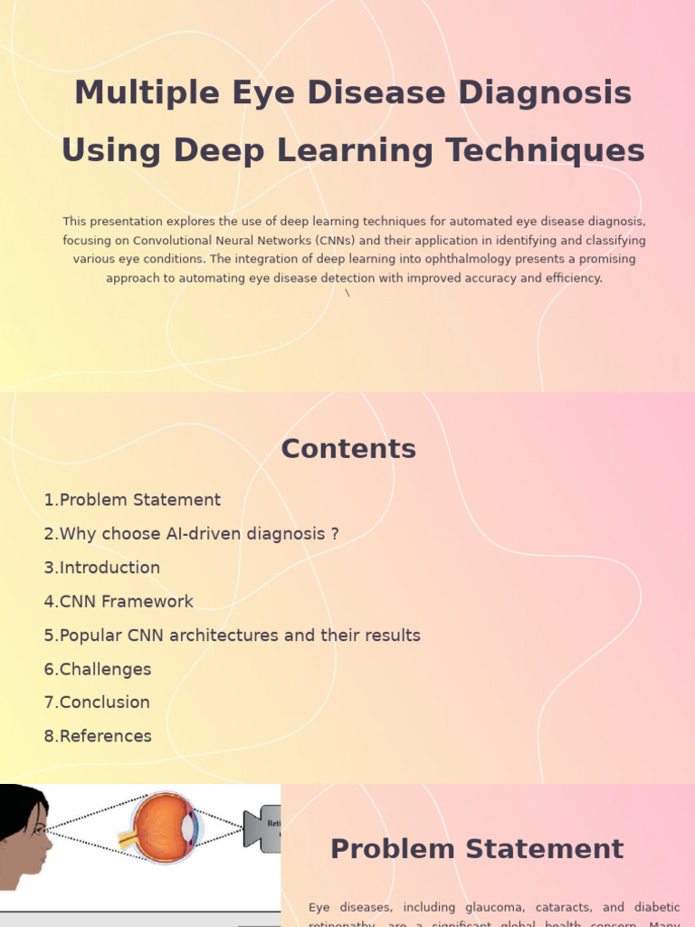 Deep Learning for Eye Disease Diagnosis | PDF | Deep Learning ...