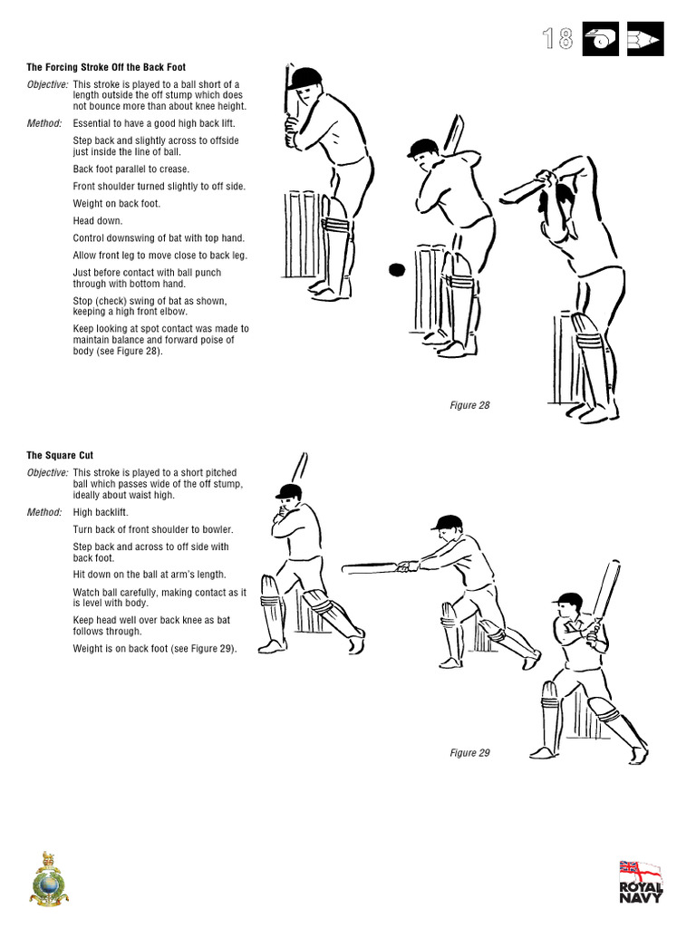 Mastering Back Foot Cricket Strokes | PDF