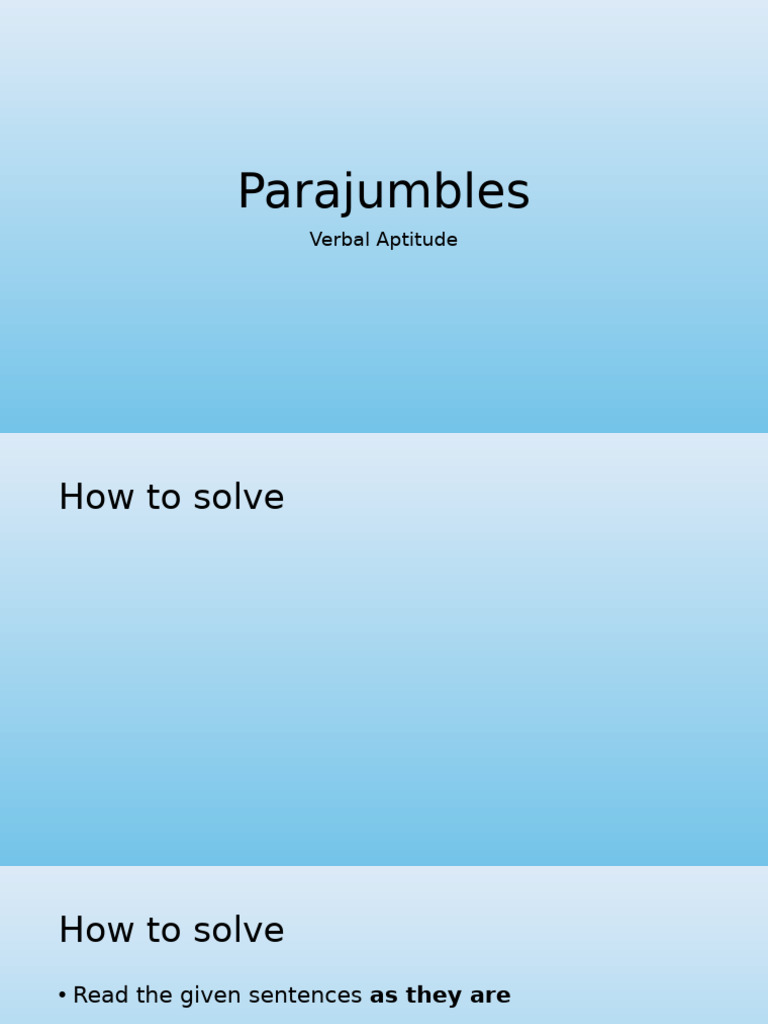 Mastering Parajumbles: Solving Strategies | PDF | Airlines