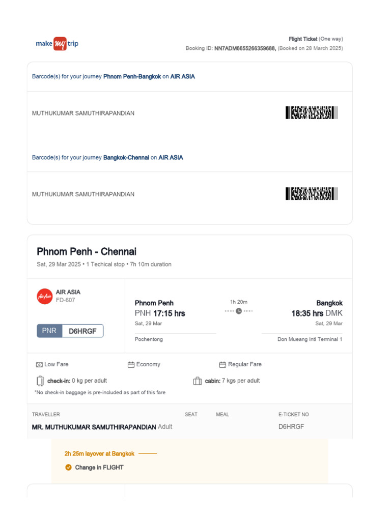 Flight-Nn7adm6655266359688 (Return) | PDF | Travel Visa | Aviation