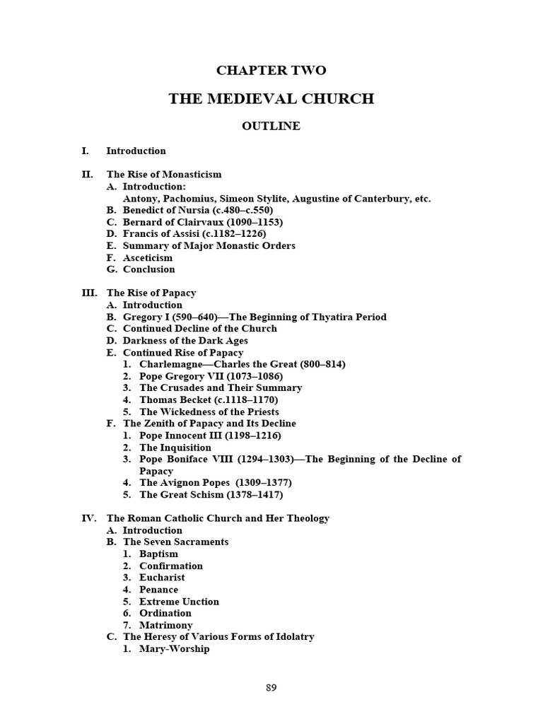 The Rise of the Medieval Church | PDF | Holy Roman Empire | Pope