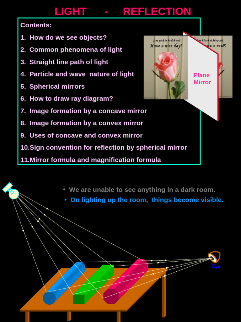 10 Light Reflection and Refraction 2 | PDF | Mirror | Refraction