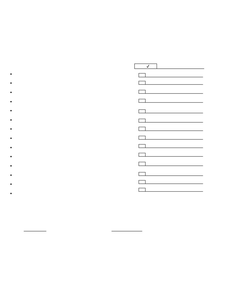 Check List 4 - Metal Work (Door) | PDF