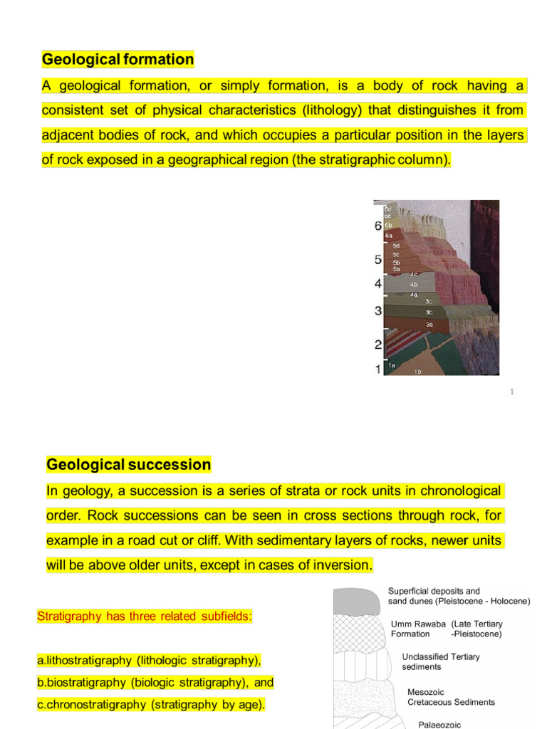 Geological Formations of Bangladesh | PDF | Sedimentary Rock ...