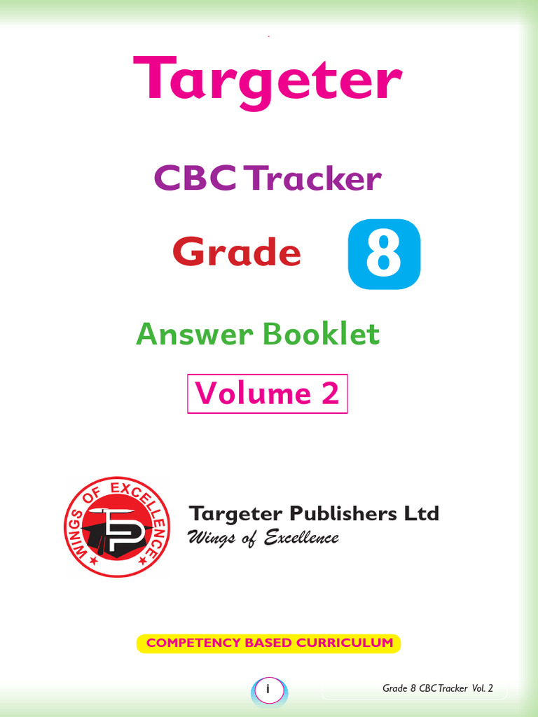 Grade 8 CBC Tracker Volume 2 Guide | PDF | Geometric Shapes | Classical ...