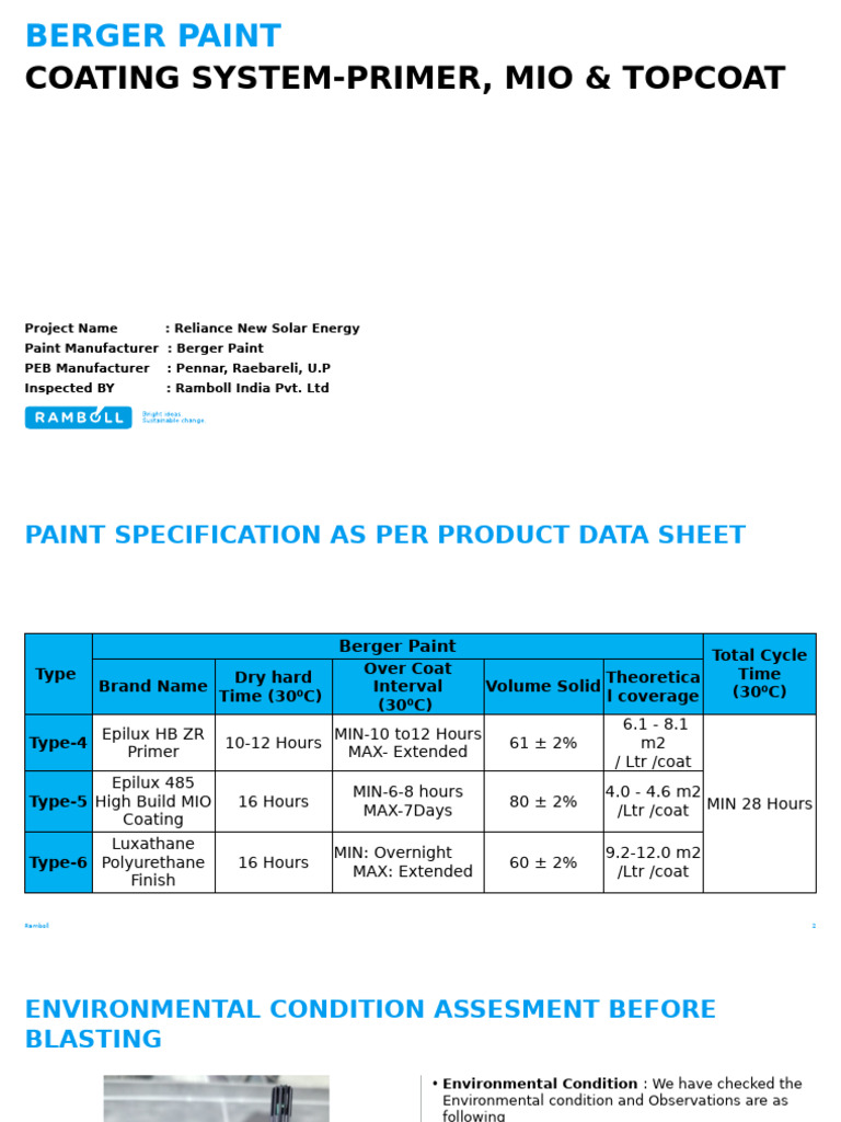 Demonstration of Berger Paint | PDF | Paint | Industrial Processes