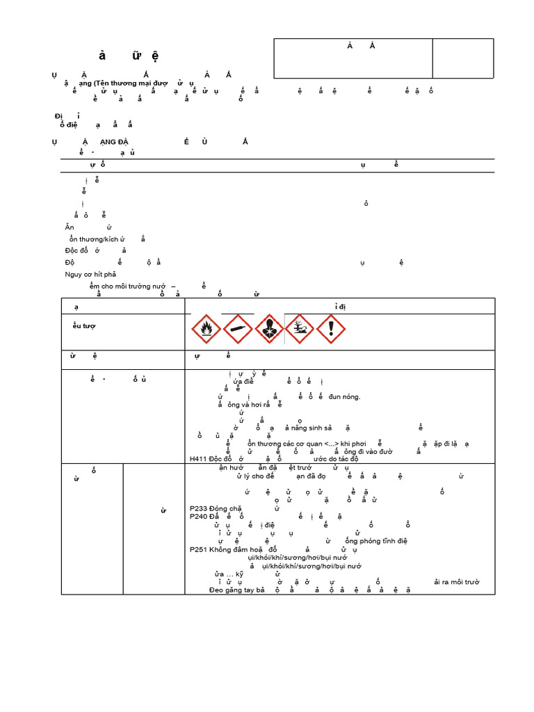 17. Sds Mega Check Developer (Ghs) Tiếng Việt | PDF