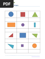 Grade 1 Shapes Worksheet | PDF | Shape | Elementary Geometry