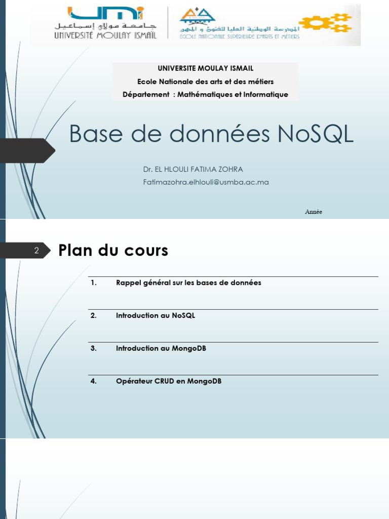 Introduction aux bases de données NoSQL | PDF | Bases de données | NoSQL