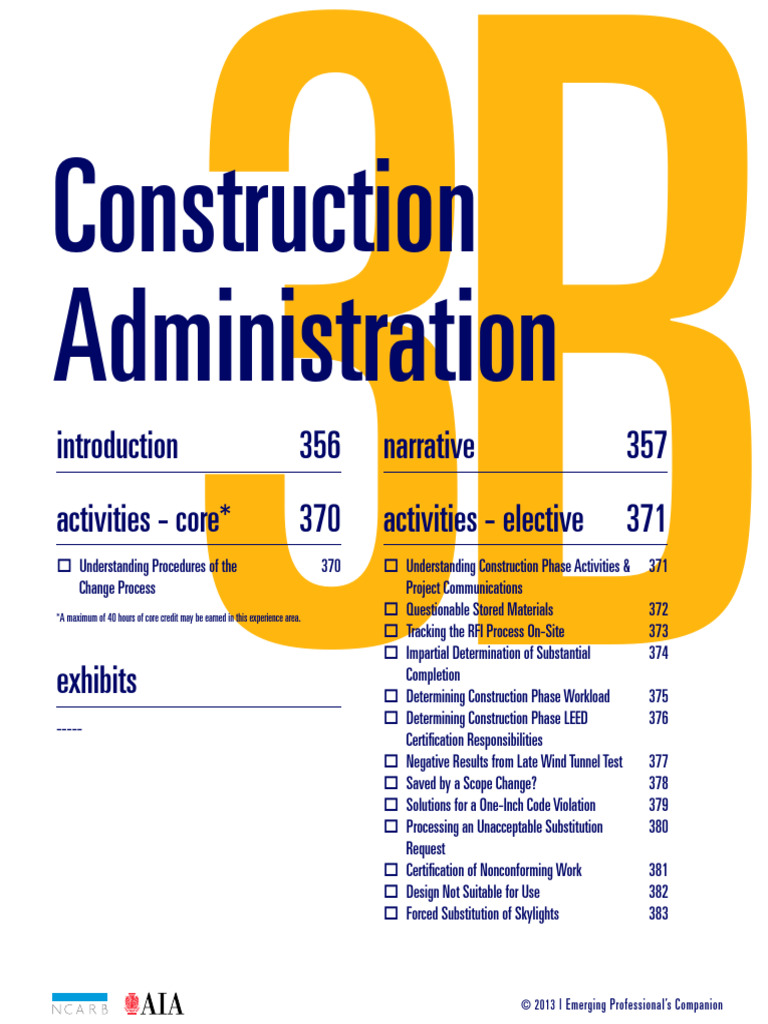 Construction Administration Essentials Guide | PDF | Specification ...