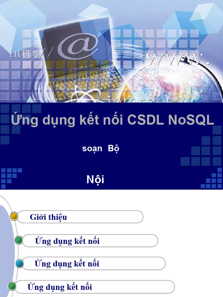 Chuong 5 - Ung Dung Ket Noi CSDL Nosql - b10 - Final | PDF