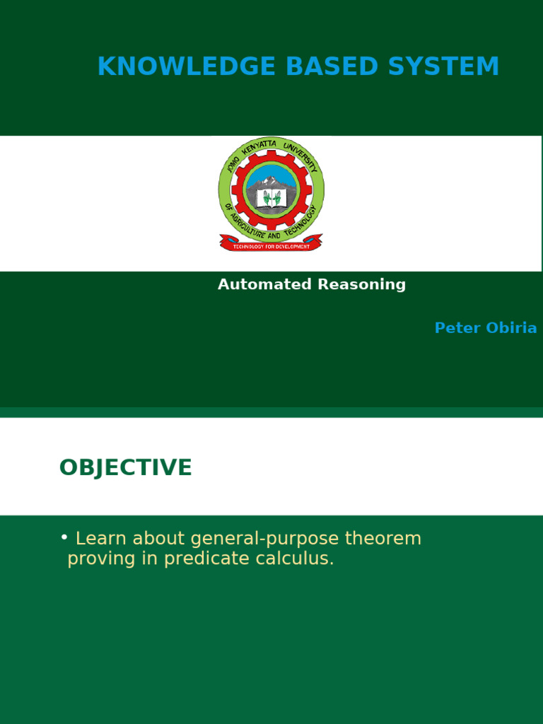Automated Reasoning in Theorem Proving | PDF | Metalogic | Theoretical ...