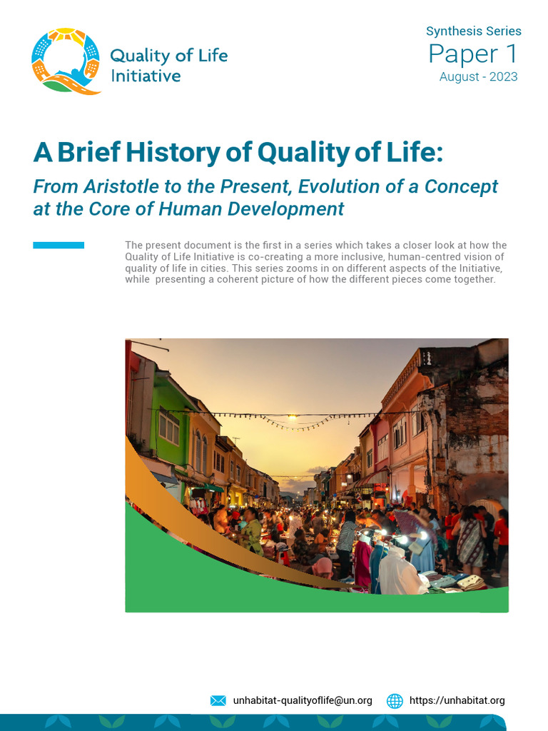 Quality of Life Initiative Overview | PDF | Quality Of Life
