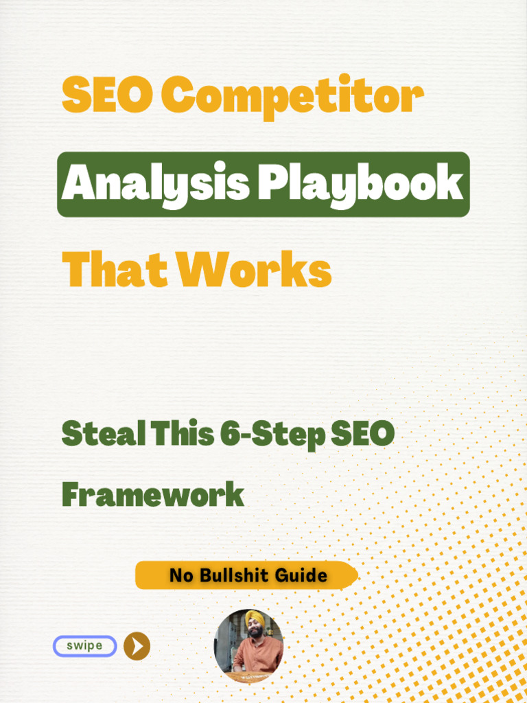 SEO Competitor Analysis Playbook That Works | PDF | Search Engine ...