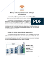 Coletiva de Imprensa Sobre o Transporte Ferroviário de Cargas em 9/4/2012