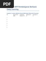 RPP Pembelajaran Deep Learning Kemendikdasmen | PDF